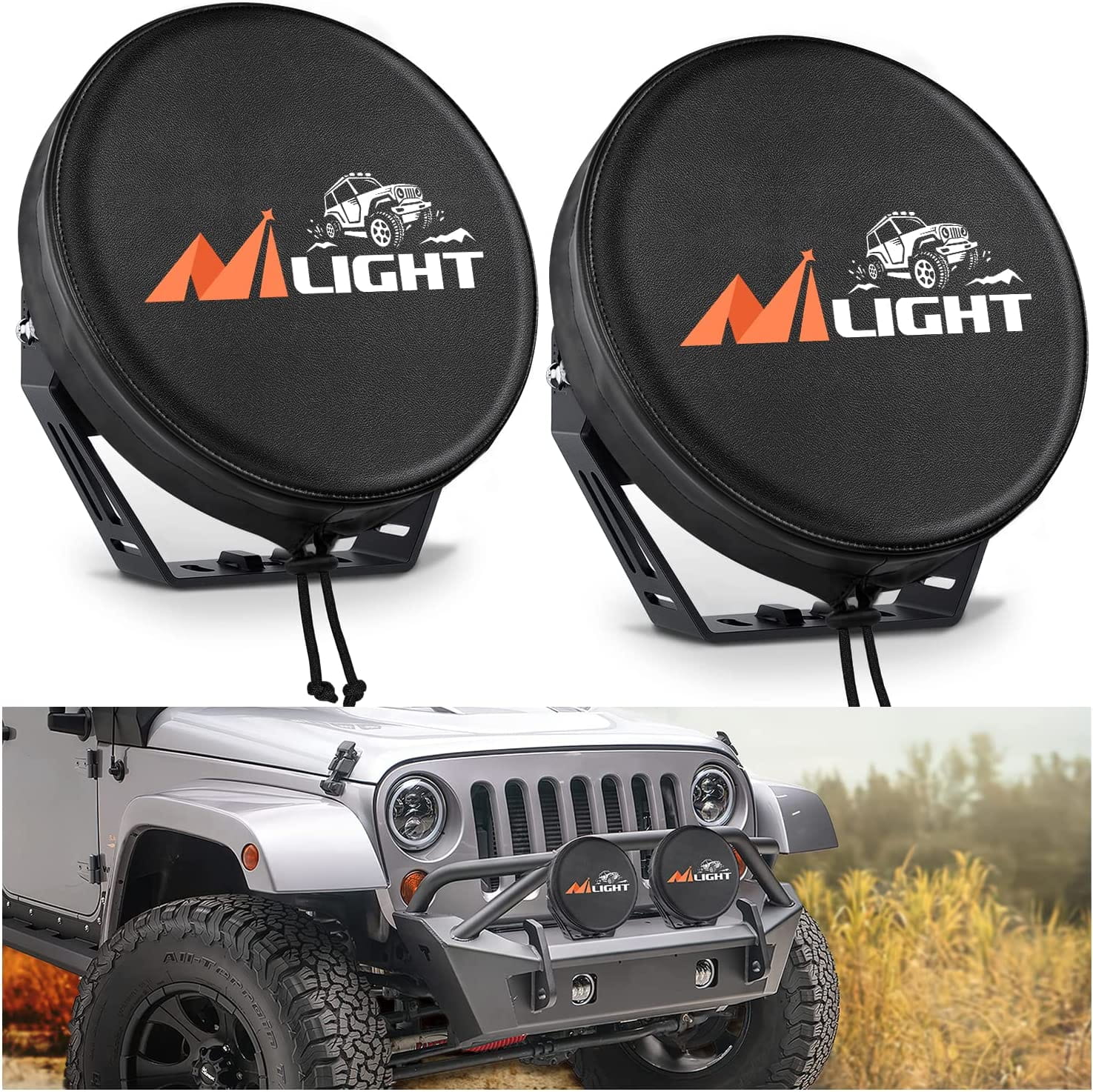 9" Round Offroad Driving Pod Light Cover Type A Nilight