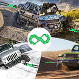 Quick Release S-Tow Shackle Hook – Heavy Duty Off-Road Recovery Hook, Fits Winch Rope & Recovery Strap, 11,000 LBS Working Load, for Jeep, SUV, ATV, Trailers, Forged Steel, Green
