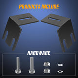 Light Bar UTV Front Side A Pillar Hood Mounting Brackets for 50-54 inch Lights Pods Compatible with Pioneer 700 1000 2014 2015 2016 2017 2018 2019 2020 2021 2022 2023 2024