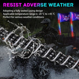 LED Whip Light 1 PC 3FT COB RGB Lighted Antenna Whips with Spring Base Remote & App Control DIY Chasing Patterns for Can-am Offroad ATV UTV RZR Polaris Dune Buggy 4-Wheeler Truck