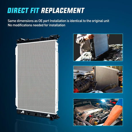 Radiator for Ford Escape 2001 2002 2003 2004 2005 2006 2007, Mazda Tribute 2001-2006, Mercury Mariner 2005-2008 3.0L V6