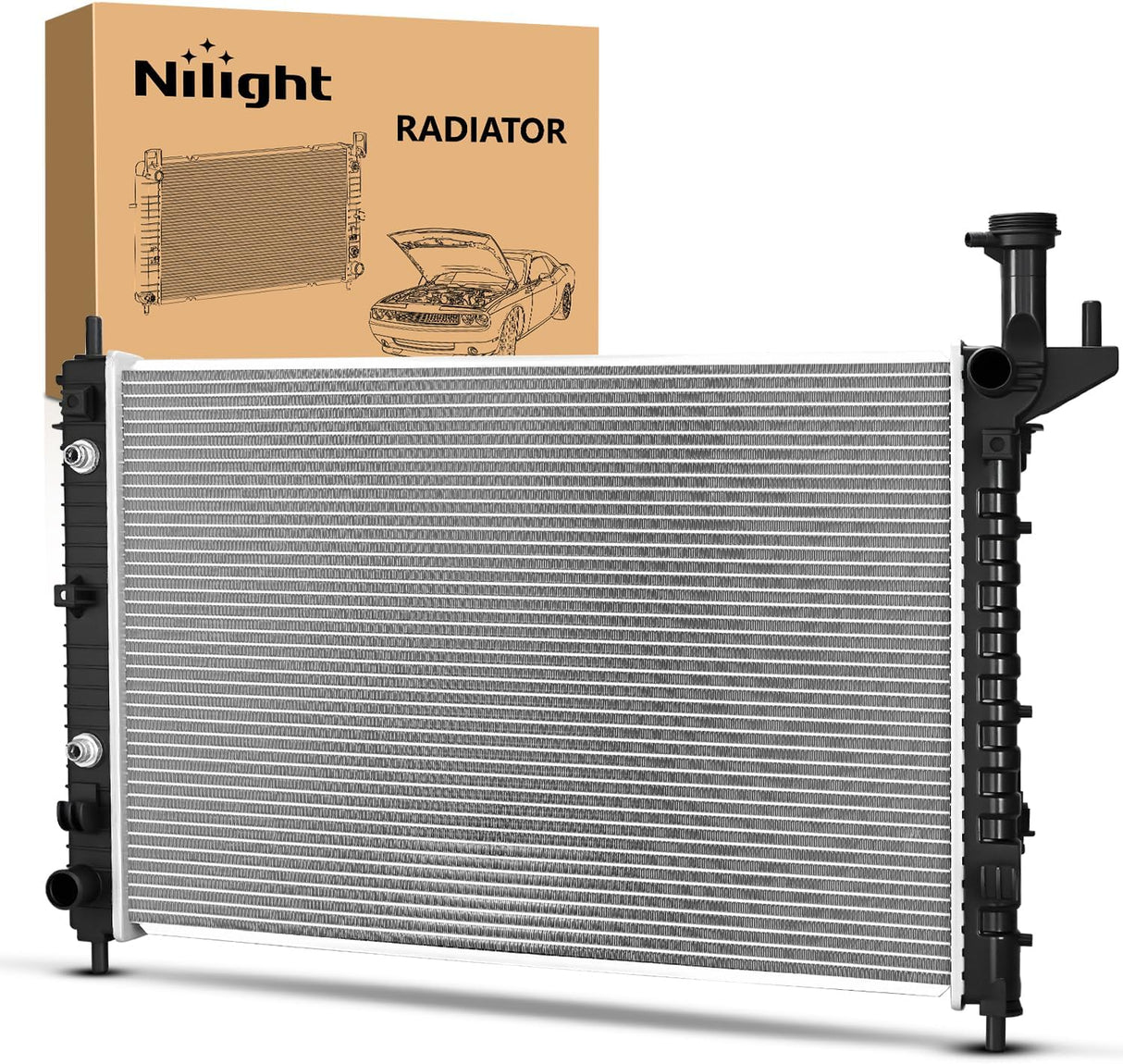 Radiator for Chevy Traverse 2009 2010 2011 2012 2013 2014 2015 2016 2017,GMC Acadia 2007-2016, Buick Enclave 2008-2017, Outlook 2007-2010 V6 3.6L, Automatic Trans