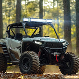 Side Shooter Light Bar 12Inch Triple Row Spot Flood Combo Work Off Road Lighting on Truck SUV ATV UTV