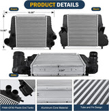Intercooler Compatible with Ford F-150 2013 2014 Expedition 2015-2017 Lincoln Navigator 2015-2017 3.5L Aluminum Turbo Intercooler Charged Air Inter Cooler Replace 18014, DL3Z6K775B, FO3012106