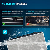 Radiator for Honda Accord 2008 2009 2010 2011 2012, Crosstour 2012 2013 2014 2015 2.4L L4, Engine Coolant Radiator Assembly Replace# 19010R70A51