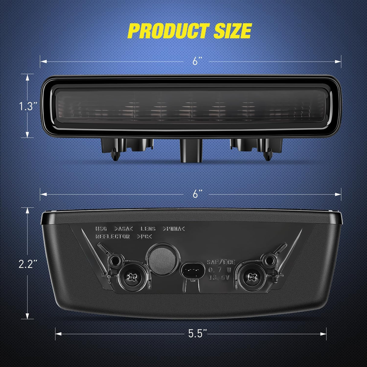 2018-2023 Jeep Wrangler JL Third Brake Light Nilight