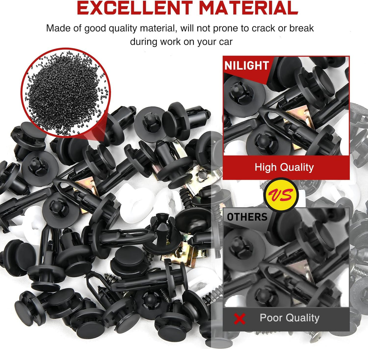 1295Pcs Car Push Retainer Clips Auto Fasteners Kit-37 Sizes Nylon Bumper Fender Rivets with 5 Fasteners Remover 10 Cable Ties for Toyota GM Ford Honda Chevy BMW Benz Audi Nissan