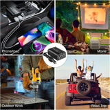300W Power Inverter 12V DC to 110V AC Car Converter with PD 65W USB C & QC3.0 for Phones Tablets Laptop Computer Game Console Kindle iPad DVD Players Black