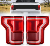 Taillight Assembly Compatible with 2015 2016 2017 Ford F150 Rear Tail Light with Blind Spot Lamp Replacement LED OE Style Module NOT Included Drive and Passenger Side