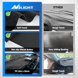 Dash Cover for Toyota Corolla 2014 2015 2016 2017 2018, Custom Fit Suede Dashboard Mat Non‑Slip Sunshade Glare Protector Interior Accessories Black