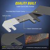 Ditch Light Brackets Hood Hinges Mount Bracket Kit for Auxiliary Offroad LED Pods Work Lighting on Ford F-250 F-350 F-450 F-550 Super Duty 2017 2018 2019 2020 2021 2022