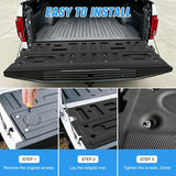 Tailgate Mat for Ford F150 2021-2026 F150 Lightning 2022-2026 (Not Fit Pro Access Work Surface Version) All Weather TPE Anti Slip Truck Tailgate Protector Liner Cover