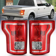 2015 2016 2017 Ford F150 Tail light Assembly Rear Lamp Replacement OE Style Red Housing Driver Passenger Side