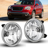 Fog Light Assembly Fog Light Assembly Compatible with 2007 2008 2009 2010 2011 2012 2013 Chevy Avalanche Suburban Tahoe GMC Yukon Acadia Ford Mustang Pontiac 2015 2016 2017 Silverado Colorado H16 Bulbs
