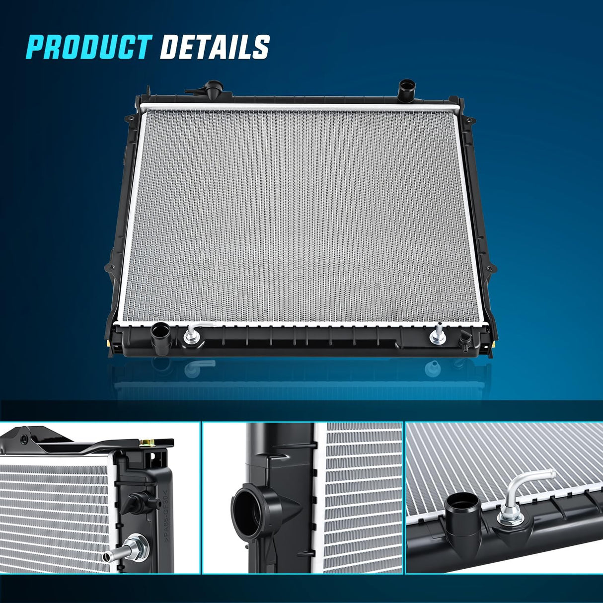 Radiator for Tacoma 2.7L L4 3.4L V6 Base DLX Pre Runner SR5 1995 1996 1997 1998 1999 2000 2001 2002 2003 2004