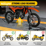 Universal Motorcycle Stand Lift 850lbs Front Rear Combo Stand Lift Stand Front Wheel Fork Stand Rear U+L Fork Swingarm Spool Stand for Most Yamaha Honda Kawasaki Suzuki Motorcycles