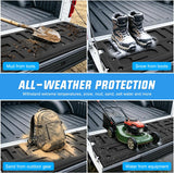 Tailgate Mat for Ford F150 2021-2026 F150 Lightning 2022-2026 (Not Fit Pro Access Work Surface Version) All Weather TPE Anti Slip Truck Tailgate Protector Liner Cover