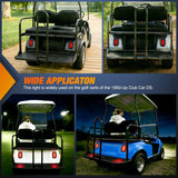 Golf Cart LED Taillights 2PCS Stop Brake Turn Signals Club Car DS | 12V High Brightness Waterproof Plug and Play Design Running Light Upgrade Easy Installation for 1993-Up Club Car DS