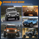 Slim LED Light Bar 50 Inch 130LED Single Row Spot Flood Combo Fog Lights Driving Work Roof Bumper Lamp Offroad Lighting for 4x4 Trucks SUV ATV UTV