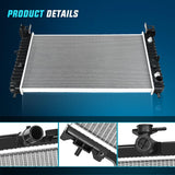 28 Inch Radiator for Chevrolet Silverado GMC Sierra 1500 2500 Yukon XL Cadillac Escalade Automatic Trans 1999 2000 2001 2002 2003 2004 2005 2006