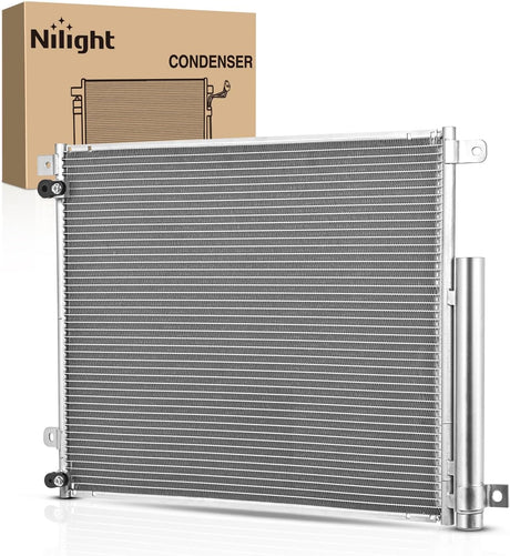 AC Condenser Fit for Honda Civic LX LX-P EX Sedan L4 2016 2017 2018 2019 2020 2021 Air Conditioning A/C Condenser with Receiver Drier Replace#30007, HO3030164, HVA00409, ACA14704, 80100TBAA01