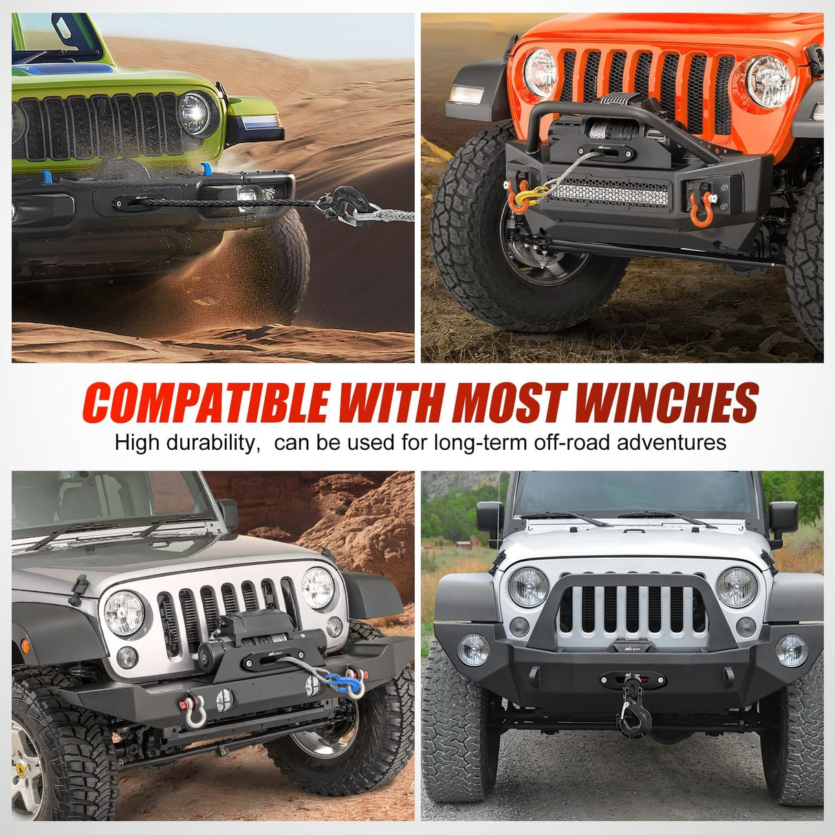 Winch Fairlead 4-7/8 Inch (124mm) Aluminum Hawse Fairlead Hole Spacing with Mounting Hardware Winch Hawse Fairlead for Synthetic Rope 2000-3500 LBS UTV ATV Winch Accessory Anodized Black