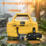 Portable DC 12V Tire Inflator Dual Cylinders and Dual Motors 150PSI | Heavy Duty Tire Pump Air Pumps Auto Shutoff with Screen and LED Light Air Compressor for Pickup Truck ORVs SUVs Cars