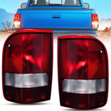 Taillight Assembly Compatible with 1993 1994 1995 1996 1997 Ford Ranger Dark Red Tail Light OE Style Rear Lamp Replacement Driver and Passenger Side