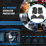 TPE Floor Mats for Toyota 4Runner 5 Seats 2025 2026 (Not for Hybrid) All Weather Custom Fit Heavy Duty Floor Liners