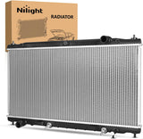 Radiator for Infiniti Q50 V6 3.5L 3.7L 2014 2015 2016 2017 2018, Engine Coolant Radiator Assembly with Transmission Oil Cooler replace# 214104GA5A, 214604GB5A