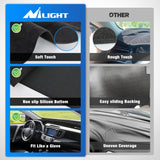 Dash Cover for Toyota Rav4 2014-2018, Custom Fit Suede Mat | Non-Slip Backing, Reduce Sun Glare and Protect the Dashboard from UV Exposure