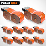 4in ¡Á 30in Orange Truck Straps 10 Packs Nilight