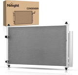 AC Condenser Compatible with Toyota Corolla 2009-2019 Pontiac Vibe 2009-2010 Scion xB 2008-2015 Air Conditioning A/C Condenser with Receiver Drier Replace# 3686, 7013686, SC3030105, 8845002330