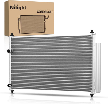 AC Condenser Compatible with Toyota Corolla 2009-2019 Pontiac Vibe 2009-2010 Scion xB 2008-2015 Air Conditioning A/C Condenser with Receiver Drier Replace# 3686, 7013686, SC3030105, 8845002330