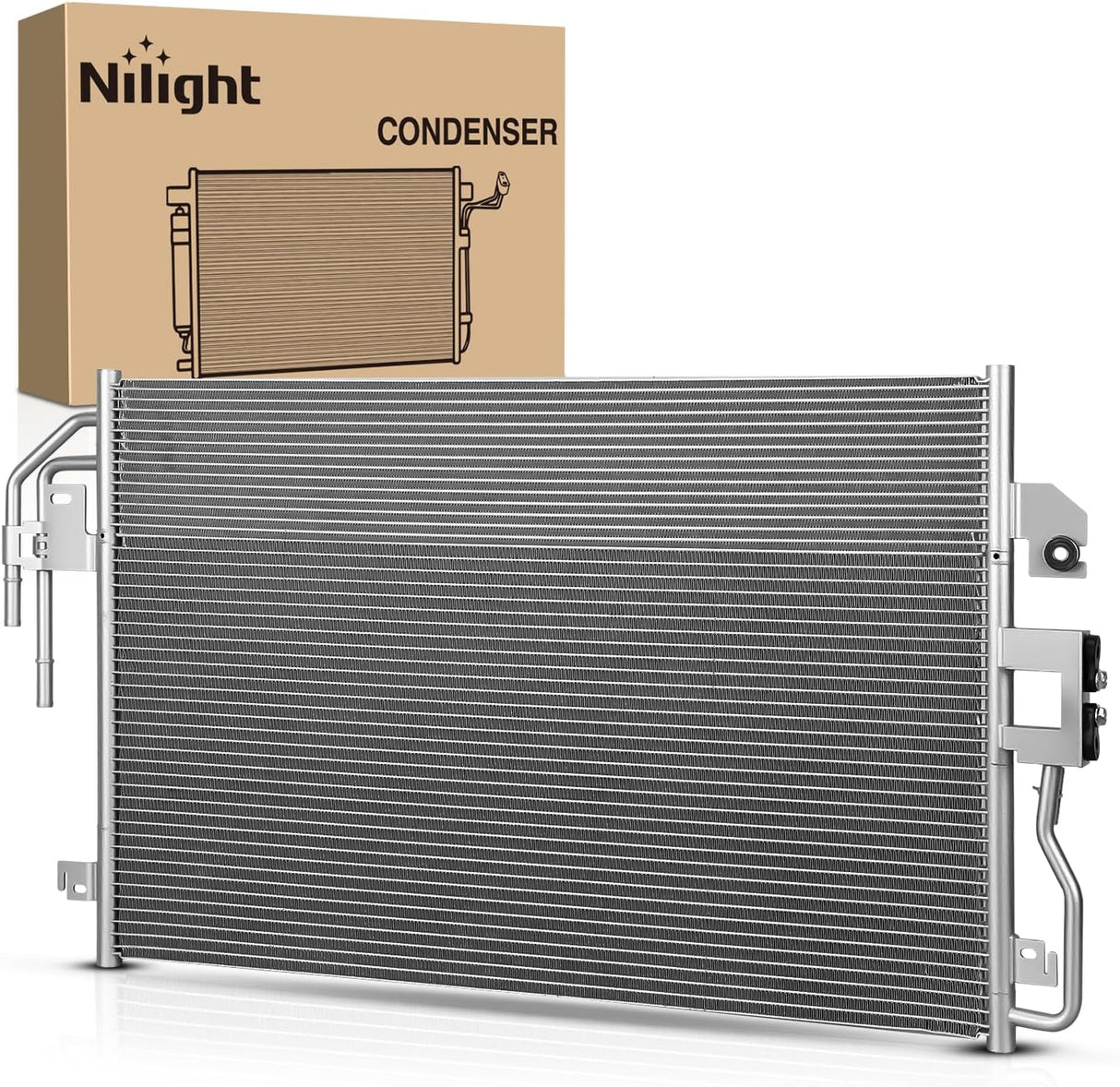 AC Condenser Compatible with Ford Escape Limited XLS XLT 2009-2012, Mazda Tribute 2009-2011, Mercury Mariner 09-11 Air Conditioning A/C Condenser Replace# 3782, 7013782, FO3030222, 9L8Z19712A