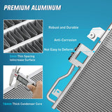 AC Condenser Compatible with Ford Escape Limited XLS XLT 2009-2012, Mazda Tribute 2009-2011, Mercury Mariner 09-11 Air Conditioning A/C Condenser Replace# 3782, 7013782, FO3030222, 9L8Z19712A