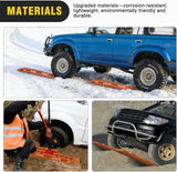 Off Road Traction Boards 4x4 Truck Jeep Recovery Tracks Mats Gear | Heavy Duty Tire Recovery Boards Mounting Kit With Round and Square Jack Lift Base for Truck Jeep SUV Mud Sand Dunes Snow