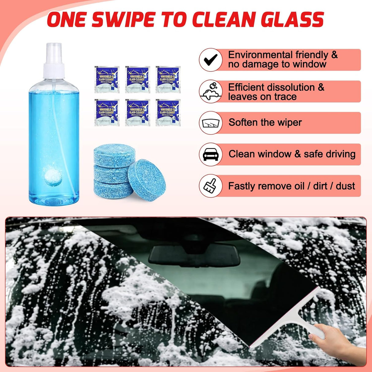 Automotive Tools 37PCS Car Detailing Kit Auto Cleaning Tools Wash Set with Storage Carry Bag Home Use for Interior Exterior Deep Clean Car Care Windshield Dashboard Seat Air Vents Wheels Tires, Red