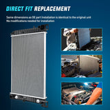 28 Inch Radiator for Chevrolet Silverado GMC Sierra 1500 2500 Yukon XL Cadillac Escalade Automatic Trans 1999 2000 2001 2002 2003 2004 2005 2006