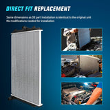 Radiator for Volkswagen Jetta 2013 2014 2015 2016 2017 2018, Beetle 2014-2017, Passat 2018-2019 L4 1.8L 2.0L, Replace# 5C0121251H
