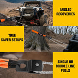 4 Ton Winch Snatch Block Towing Pulley Blocks 8000 LBS Capacity, Heavy Duty Offroad Recovery Accessory for Synthetic Rope & Steel Cable Universal ATV UTV