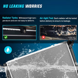 Radiator for Hyundai Santa Fe 2010 2011 2012 2013 2014 2015 2016 2017 2018, Santa Fe XL 2013-2019, Kia Sorento 2011-2015 2.4L 3.3L 3.5L