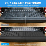 Tailgate Mat for Toyota Tacoma 2005-2023 2nd 3rd Gen All Weather TPE Anti-Slip Custom Fit Truck Tailgate Protector Cover Liner