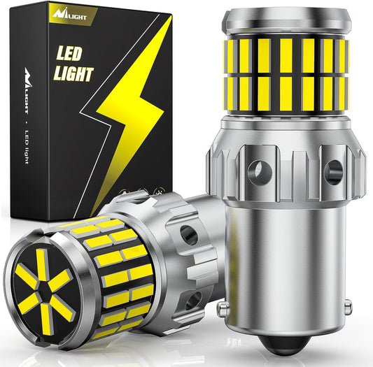 LED Headlight 1156 4014 63SMD BA15S 7506 1003 1141 P21W LED Bulbs (Pairs)