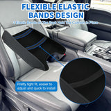 Center Console Cover Compatible with 2015-2020 Ford F150 2017-2022 F250 F350 F450 PVC Leather Armrest Cover for Car Middle Center Console Pad Car Armrest Box Cover(Bucket Seat Only) -Black