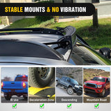 42 Inch Curved Light Bar Bracket for Toyota Tacoma Roof Rack 2005-2015 | for Toyota Tacoma with Factory Roof Rack 2005 2006 2007 2008 2009 2010 2011 2012 2013 2014 2015