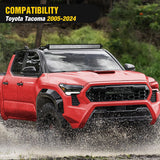 50 inch Straight LED Light Bar Bracket Mounting Upper Windshield Roof Cab Brackets Compatible with Toyota Tacoma 2005-2024