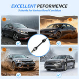 CV Axle Shaft Assembly Compatible with 2015 2016 2017 2018 2019 Hyundai Sonata L4 2.4L 2016-2020 Kia Optima Half-Shaft Assemblies Replacement Front Wheel Driver Side