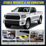 Ditch Light Brackets Hood Hinges Mount Bracket Kit for Auxiliary Offroad LED Pods Work Lighting Compatible with Toyota Tundra 2014 2015 2016 2017 2018 2019 2020 2021