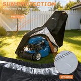 Push Lawn Mower Cover 87 Inch, Waterproof Walk Behind Mower Cover | 420D Heavy Duty Fabric, All-weather & UV Protection